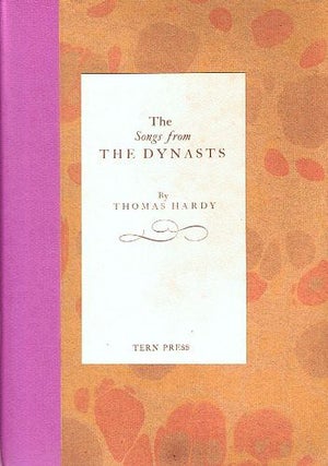 Item #004323 THE SONGS FROM THE DYNASTS. Thomas Hardy