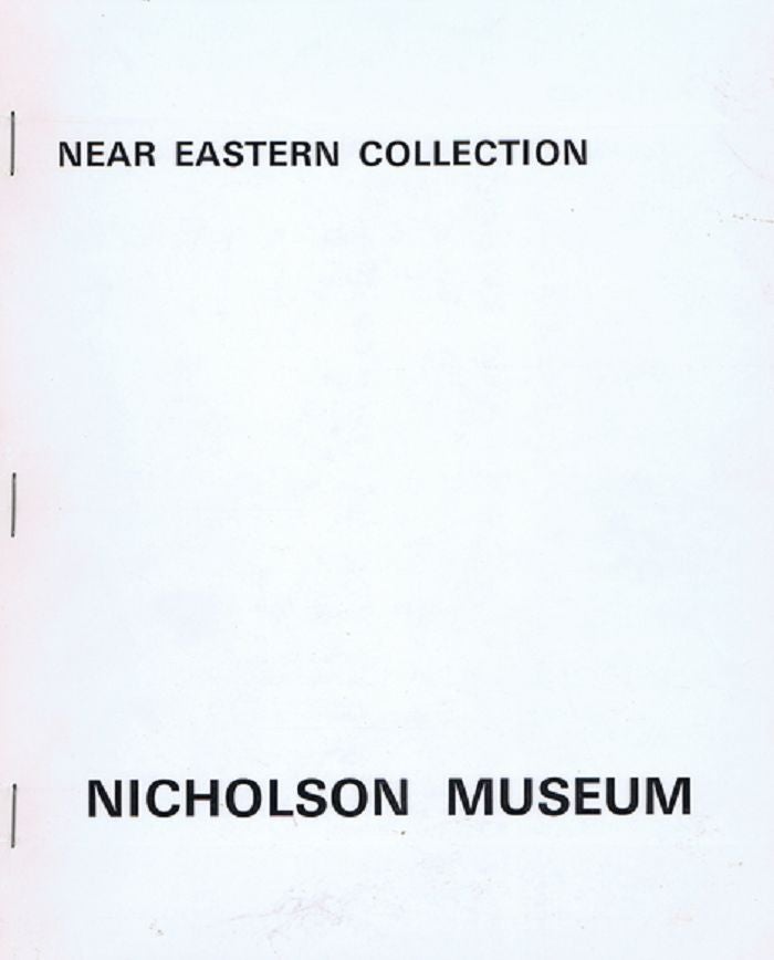 Item #012095 NEAR EASTERN COLLECTION. Nicholson Museum University of Sydney.