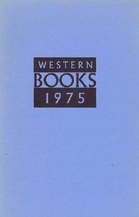Item #016269 WESTERN BOOKS 1975. The Rounce, Coffin Club
