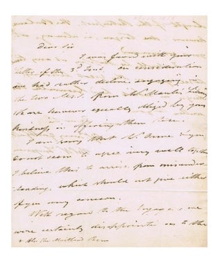 Item #022819 AUTOGRAPH LETTER, signed, to John Pinkerton:. Thomas Norton Longman, John Pinkerton