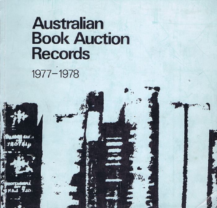 Item #044612 AUSTRALIAN BOOK AUCTION RECORDS, 1977-1978. Margaret Woodhouse, Compiler.