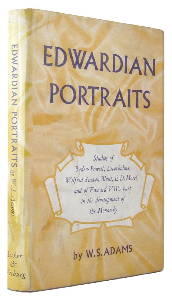Item #048993 EDWARDIAN PORTRAITS. W. S. Adams.