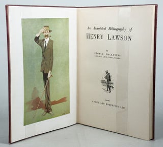 Item #056880 AN ANNOTATED BIBLIOGRAPHY OF HENRY LAWSON. Henry Lawson, George Mackaness