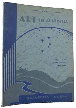 Item #061077 ART IN AUSTRALIA: a quarterly journal. Third Series, number fifty-eight. Art in...