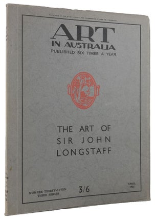 Item #061095 ART IN AUSTRALIA: a quarterly magazine. Third Series, number thirty-seven: The Art...