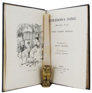 Item #063263 CORIDON'S SONG and other verses from various sources. Hugh Thomson