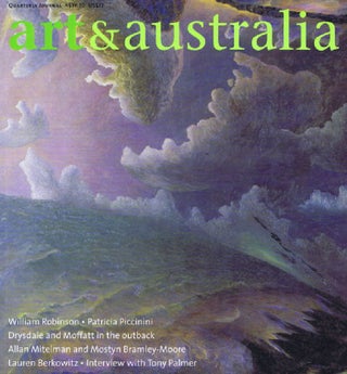 Item #068683 ART AND AUSTRALIA: Volume 37, Number 4, June -August 2000. Art, Australia 37/04