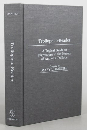 Item #081109 TROLLOPE-TO-READER. Anthony Trollope