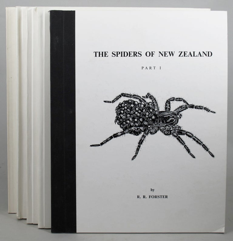 Item #081852 THE SPIDERS OF NEW ZEALAND. Parts I-V. R. R. Forster, C. L. Wilton, A. D. Blest.