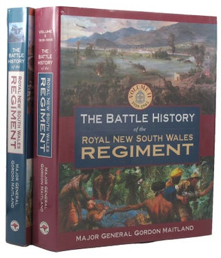Item #082587 THE BATTLE HISTORY OF THE ROYAL NEW SOUTH WALES REGIMENT. Volume I: 1885-1918....