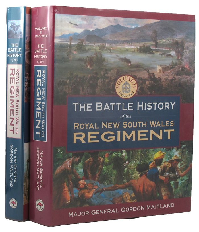 Item #082587 THE BATTLE HISTORY OF THE ROYAL NEW SOUTH WALES REGIMENT. Volume I: 1885-1918. Australian Formations: Royal New South Wales Regiment, Gordon Maitland.