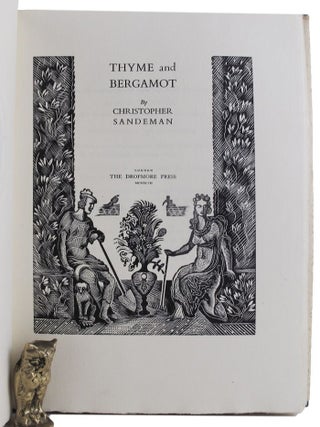 Item #087857 THYME AND BERGAMOT. Christopher Sandeman