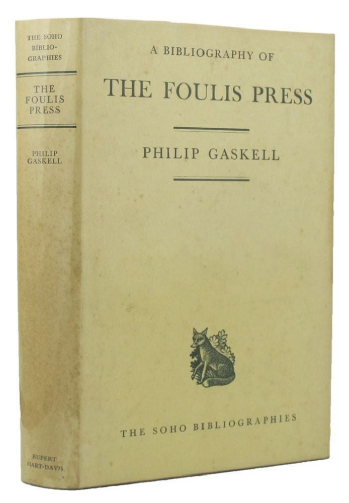 Item #089066 THE FOULIS PRESS. Foulis Press, Philip Gaskell.
