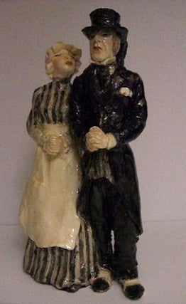 Item #094535 OLIVER: THAT'S YOUR FUNERAL (MR AND MRS SOWERBERRY). Jennifer Gibney, Sculptor