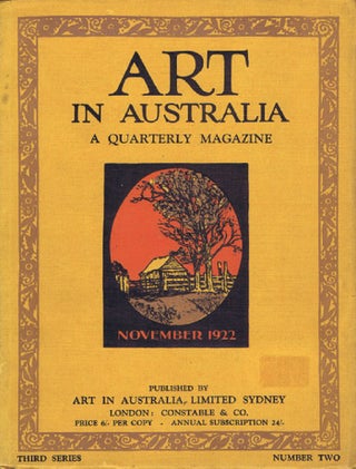Item #094676 ART IN AUSTRALIA: a quarterly magazine. Third Series, number two. Art in Australia...