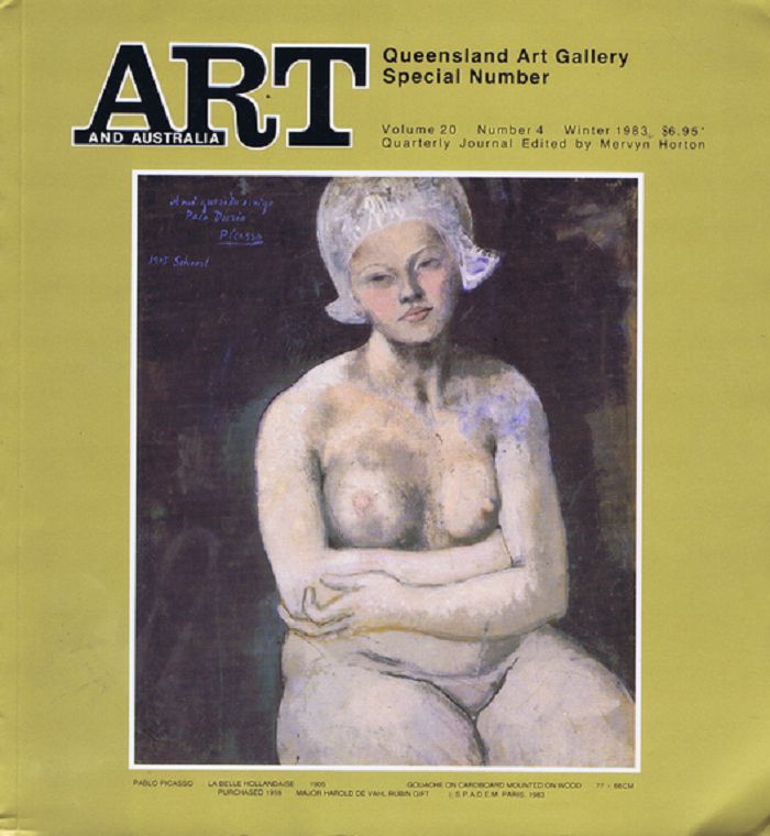 Item #096326 ART AND AUSTRALIA: Volume 20, Number 4, Winter 1983. Art and Australia 20/04, Mervyn Horton, Art, Australia 20/04.