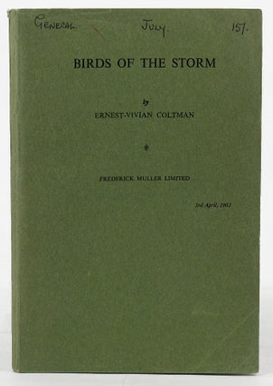 Item #098893 BIRDS OF THE STORM. Marjorie Ozanne, Ernest-Vivian Coltman
