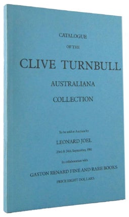 Item #099341 CLIVE TURNBULL AUSTRALIANA COLLECTION. Clive Turnbull, Gaston Renard, Julien Renard,...
