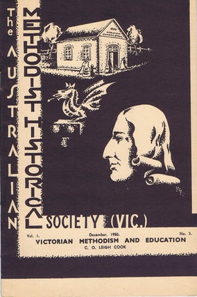 Item #099429 WESLYAN EDUCATION IN VICTORIA BEFORE 1872. C. O. Leigh Cook