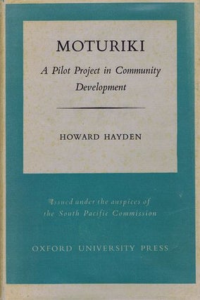 Item #099803 MOTURIKI. Howard Hayden