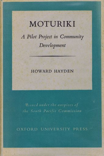 Item #099803 MOTURIKI. Howard Hayden.