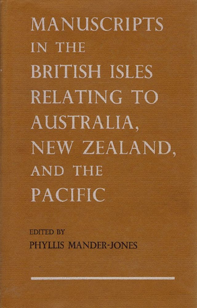 Item #099936 MANUSCRIPTS IN THE BRITISH ISLES. Phyllis Mander-Jones.