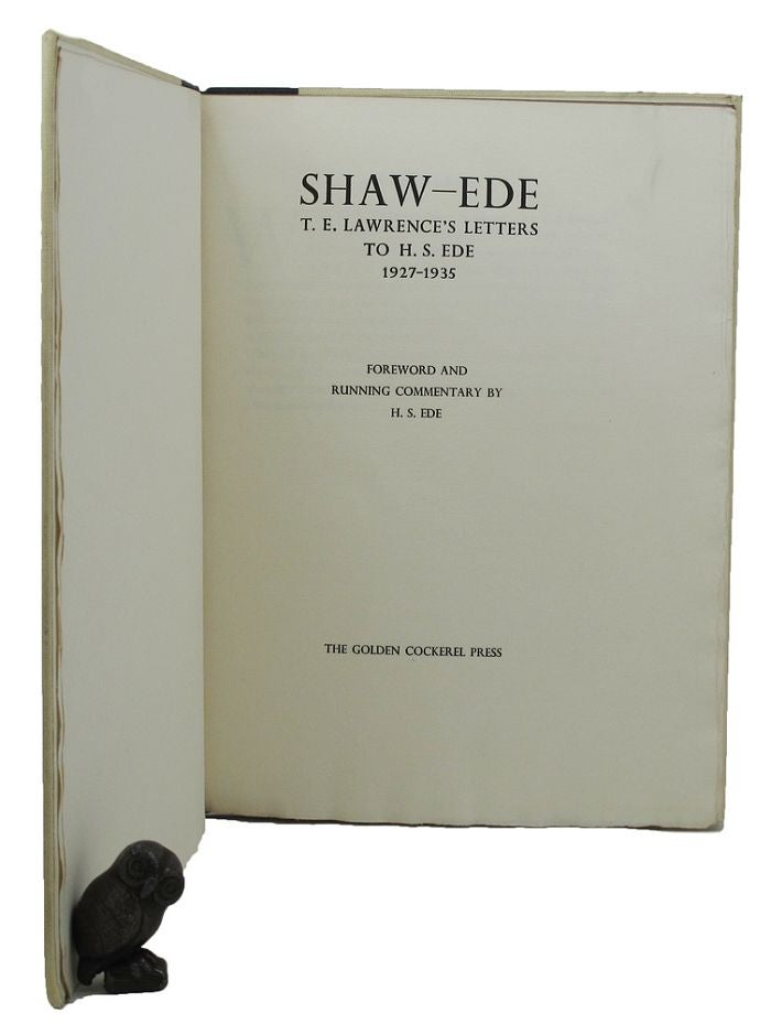 Item #105902 SHAW-EDE. T. E. Lawrence.