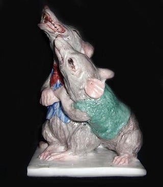 Item #107395 LIKE A RAT WITH A GOLD TOOTH. Jennifer Gibney, Sculptor