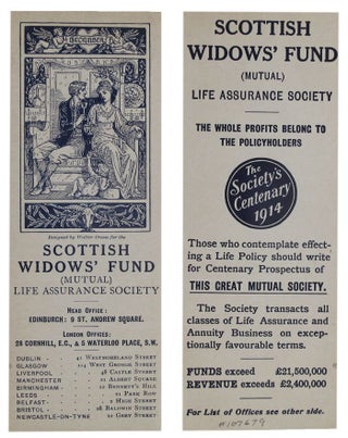 Item #107682 DECEMBER. Issue II(c). The Walter Crane Series of Bookmarkers. Mutual Life Assurance...