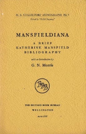 Item #112220 MANSFIELDIANA. Katherine Mansfield, Guy Morris, Compiler