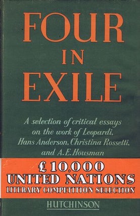 Item #113995 FOUR IN EXILE. Nesca A. Robb