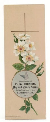 Item #119224 P. N. BODFISH DRY AND FANCY GOODS (1886). Pn. N. Bodfish, Conn, Daneilsonville