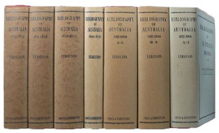 Item #119659 BIBLIOGRAPHY OF AUSTRALIA. John Alexander Ferguson