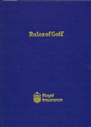 Item #128195 RULES OF GOLF. The Royal, St. Andrews Ancient Golf Club