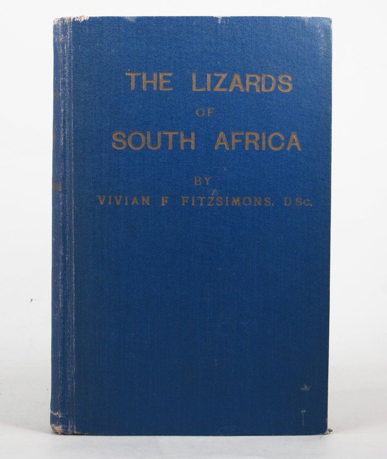 Item #130833 THE LIZARDS OF SOUTH AFRICA. Vivian F. Fitzsimons.