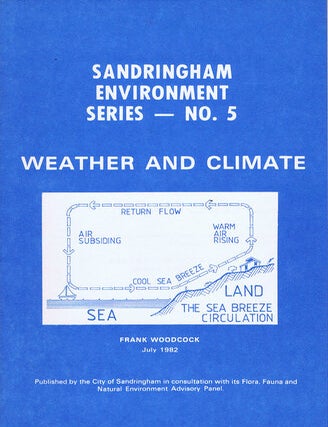 Item #132089 WEATHER AND CLIMATE. [cover title]. The Sandringham Environment Series No. 5, Frank Woodcock.