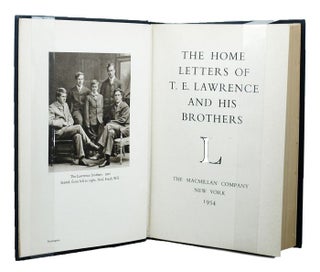 Item #132339 THE HOME LETTERS OF T. E. LAWRENCE AND HIS BROTHERS. T. E. Lawrence