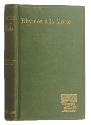 Item #133483 RHYMES A LA MODE. Andrew Lang