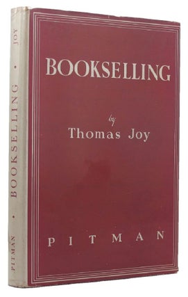 Item #134171 BOOKSELLING. Thomas Joy