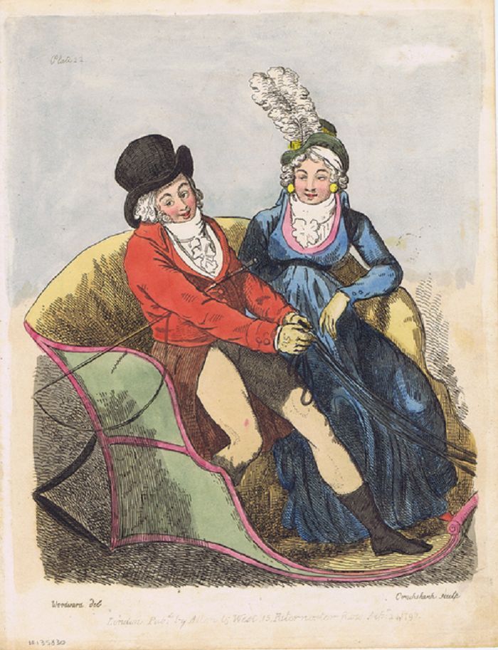 Item #135830 [CHARACTERS FROM HOLCROFT'S ROAD TO RUIN]. I. Cruikshank, Engraver.