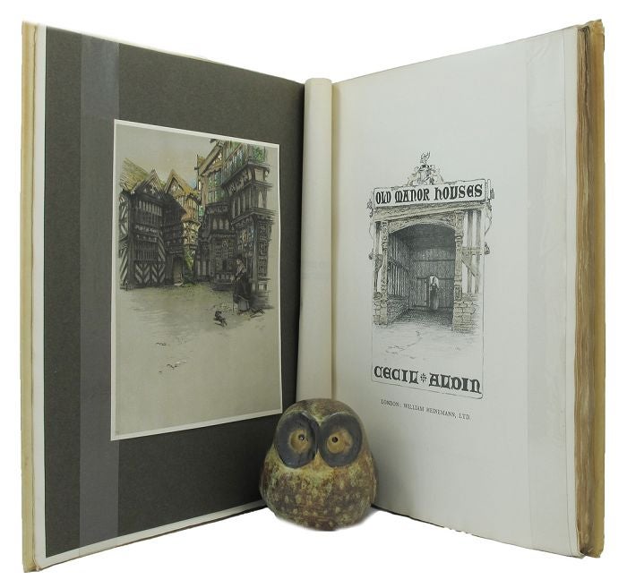 Item #136248 OLD MANOR HOUSES. Cecil Aldin.