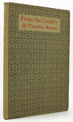 Item #136351 FROM THE COUNTRY. Theodora Roscoe