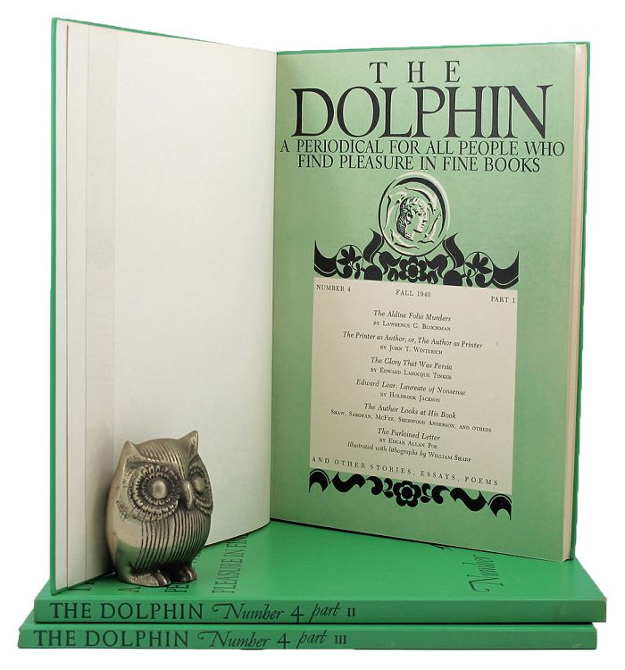 Item #137059 THE DOLPHIN: A periodical for all people who find pleasure in fine books. Number 4, Parts I-III. John T. Winterich, others.