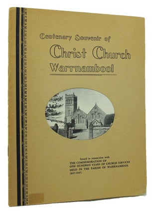 Item #138998 A SHORT HISTORY OF THE PARISH OF WARRNAMBOOL. Warrnambool Christ Church