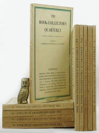 Item #139269 THE BOOK-COLLECTOR'S QUARTERLY. Desmond Flower, A. J. A. Symons
