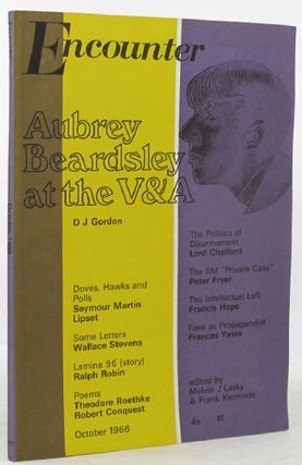 Item #140244 AUBREY BEARDSLEY AT THE V & A. Aubrey Beardsley, D. J. Gordon