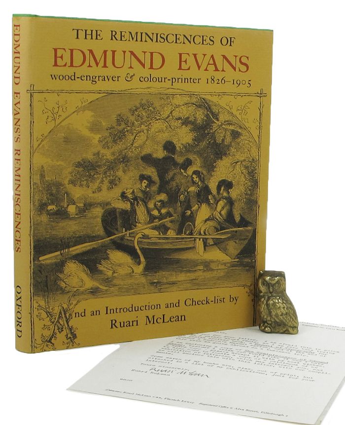 Item #142929 THE REMINISCENCES OF EDMUND EVANS. Edmund Evans.