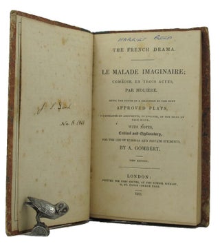 Item #149303 THE FRENCH DRAMA. Moliere, pseud. of Jean-Baptiste Poquelin