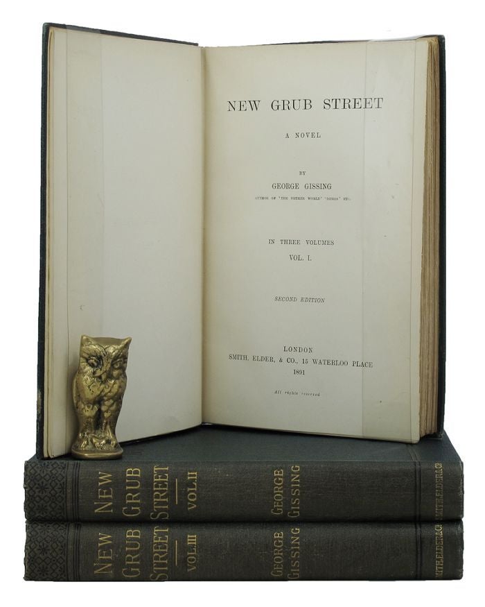 Item #149798 NEW GRUB STREET: a novel. George Gissing.