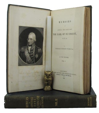 Item #150881 MEMOIRS OF ADMIRAL THE RIGHT HONR. THE EARL OF ST. VINCENT, G.C.B., &c. Admiral The...